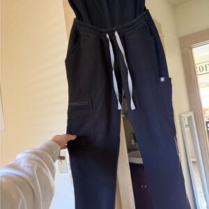 Figs Black Technical Collection Pants maternity